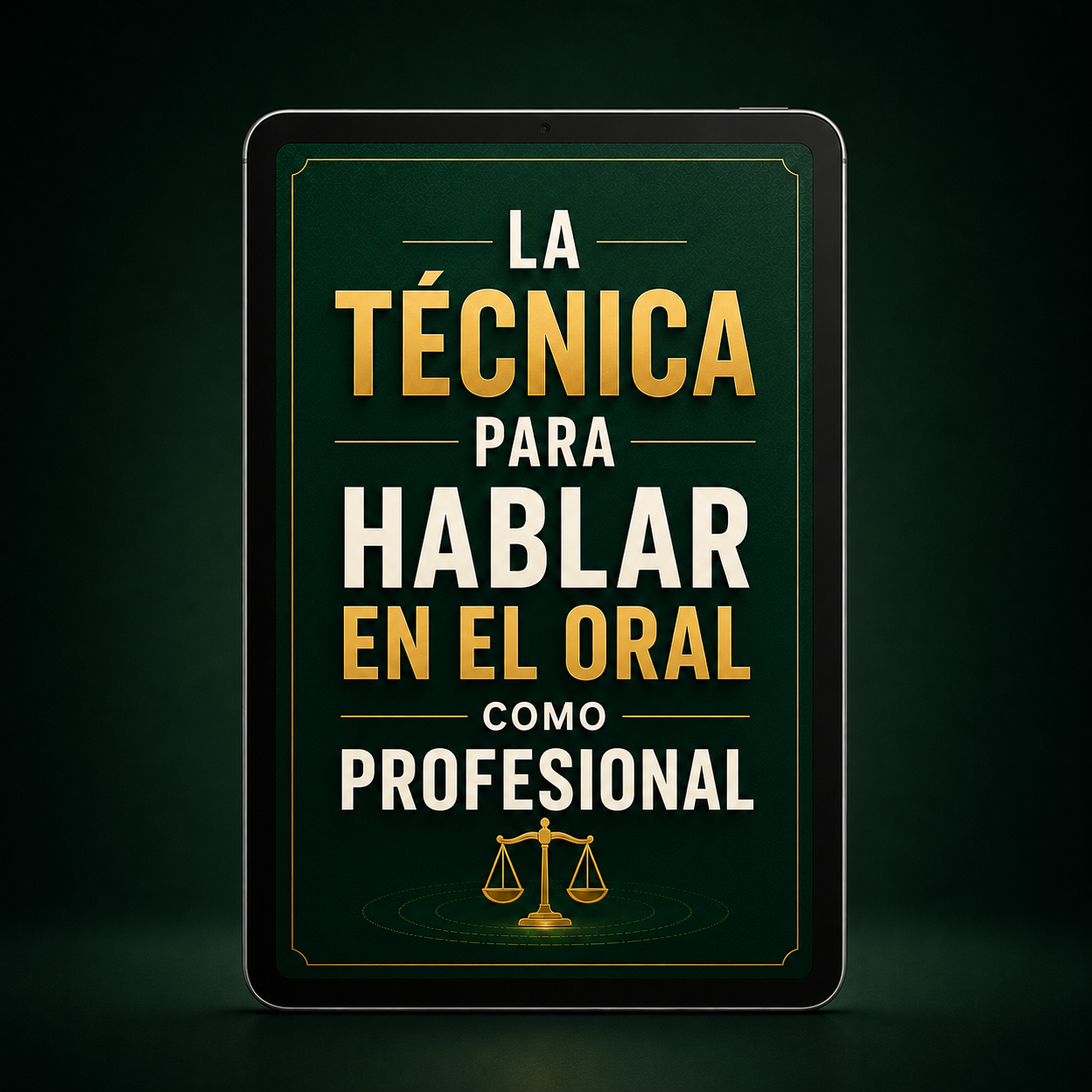 LA TÉCNICA PARA HABLAR EN EL ORAL COMO PROFESIONAL