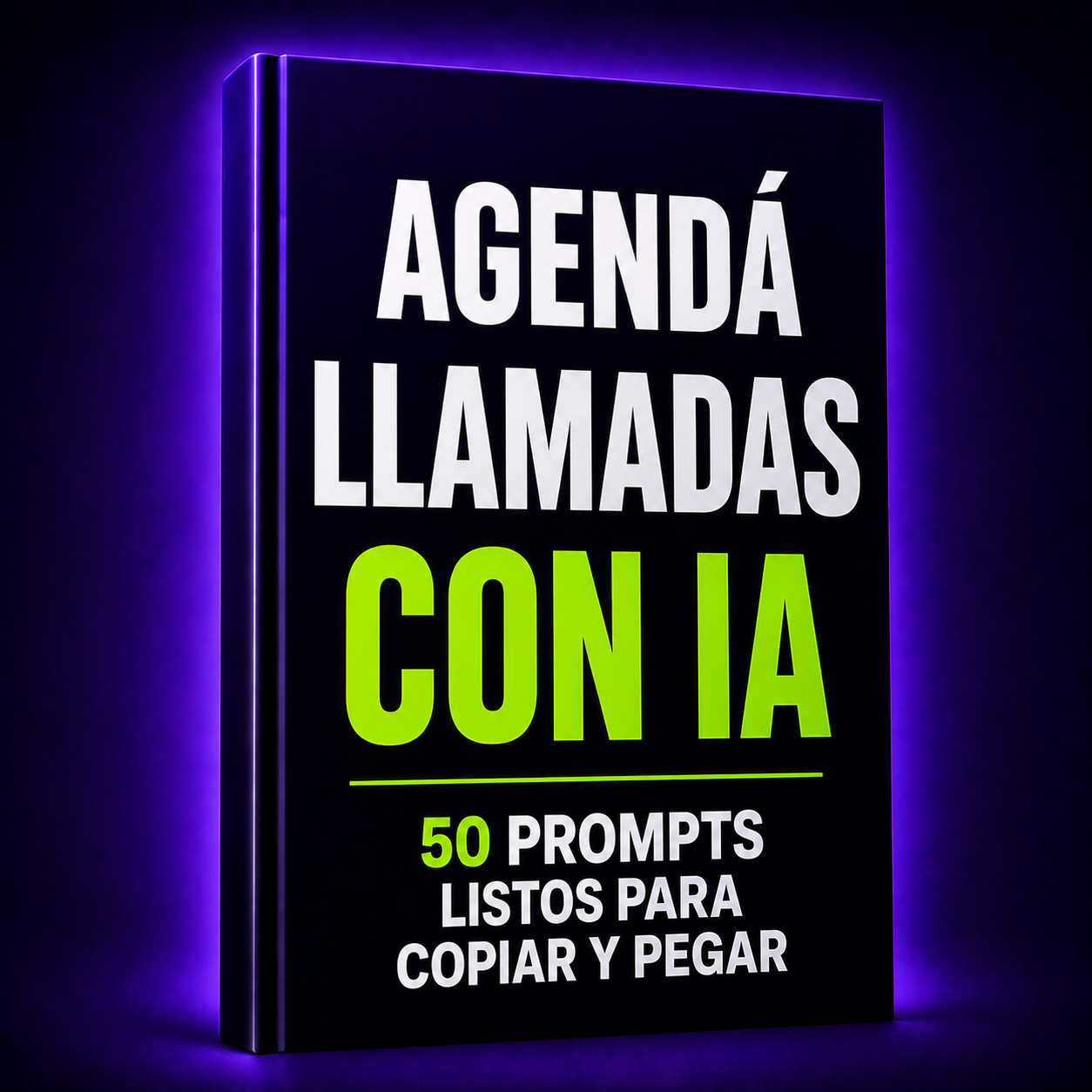 AGENDÁ LLAMADAS CON IA, 50 PROMPTS PROFESIONALES PARA COPIAR Y PEGAR