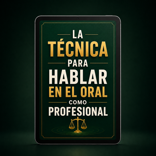 LA TÉCNICA PARA HABLAR EN EL ORAL COMO PROFESIONAL