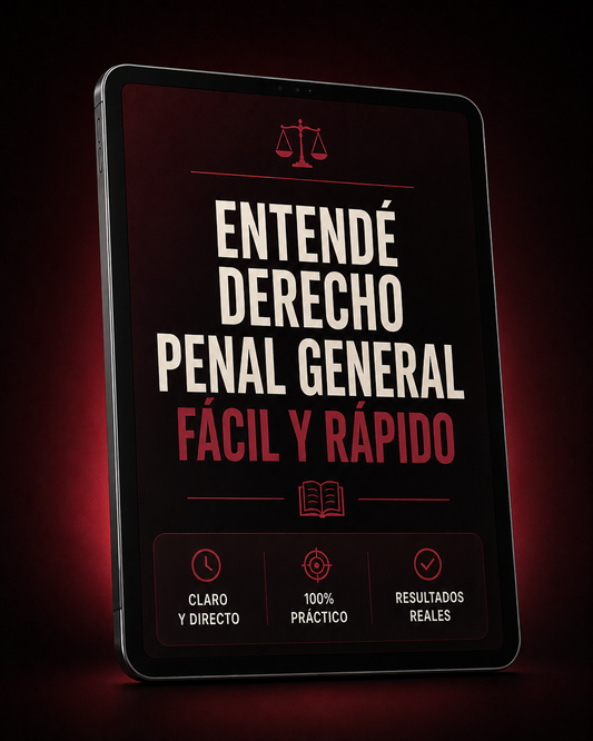APROBÁ DERECHO PENAL GENERAL CON UN PLAN DE 21 DÍAS