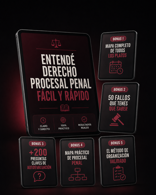 GUÍA PRÁCTICA Y FÁCIL PARA ENTENDER DERECHO PROCESAL PENAL
